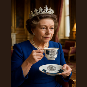 MACKENZIE Teacup and Saucer, Elizabethan Teacup, Scottish Teacups